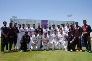 The Victorious AfghanAbdalyan Side Pose with the Trophy