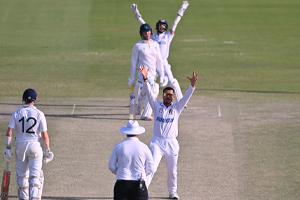 Zia Ur Rehman Akbar (4/53 & 1/12) picked up five wickets against the Ireland Wolves