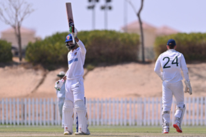 Shams Ur Rahman stepped up with crucial 84* runs in the first inning