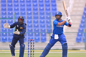 The skipper Darwish Rasooli smashed 8 fours and as many sixes on his way to a terrific hundred