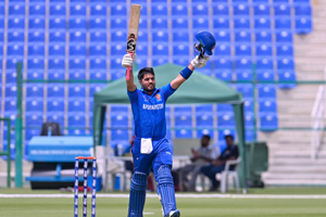 The skipper Darwish Rasooli (155) brought up a magnificent hundred against Sri Lanka A