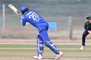 Sediqullah Atal plays one to the leg side