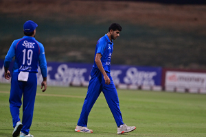 Bashir Ahmad in his only second ODI match