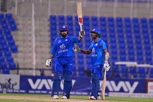 Mohammad Nabi scored an unbeaten 62-run knock off just 37 deliveries with 4 fours and 5 sixes to his name