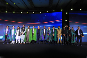 ACB Chairman, Cricket Venture's Representatives and Grand Launch Event Guests Post for a Group Photo