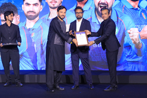 Cricket Venture presented souvenirs to Afghan Players at the APL Grand Launch Event