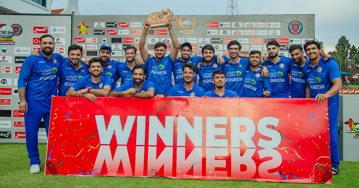 Afghanistan Beat Zimbabwe in the Decider to Clinch the Series 2-1