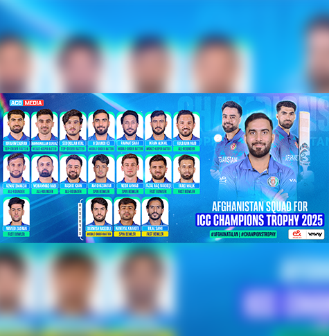 ACB Name Squad for the ICC Champions Trophy 2025