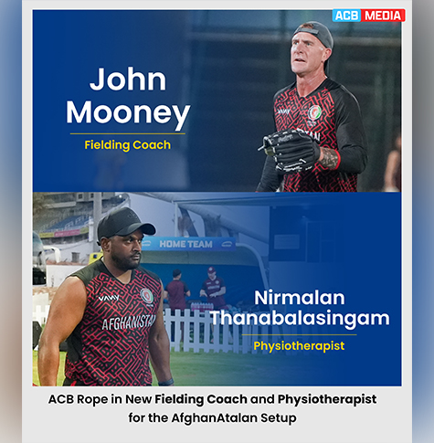 ACB Rope in New Fielding Coach and Physiotherapist for the AfghanAtalan Setup
