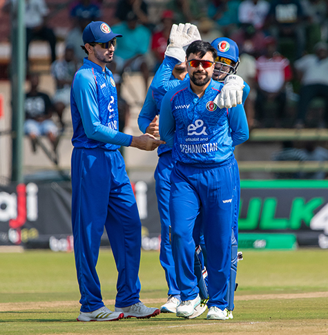 Afghanistan completed a 7-wicket victory to bag the series with one game to spare