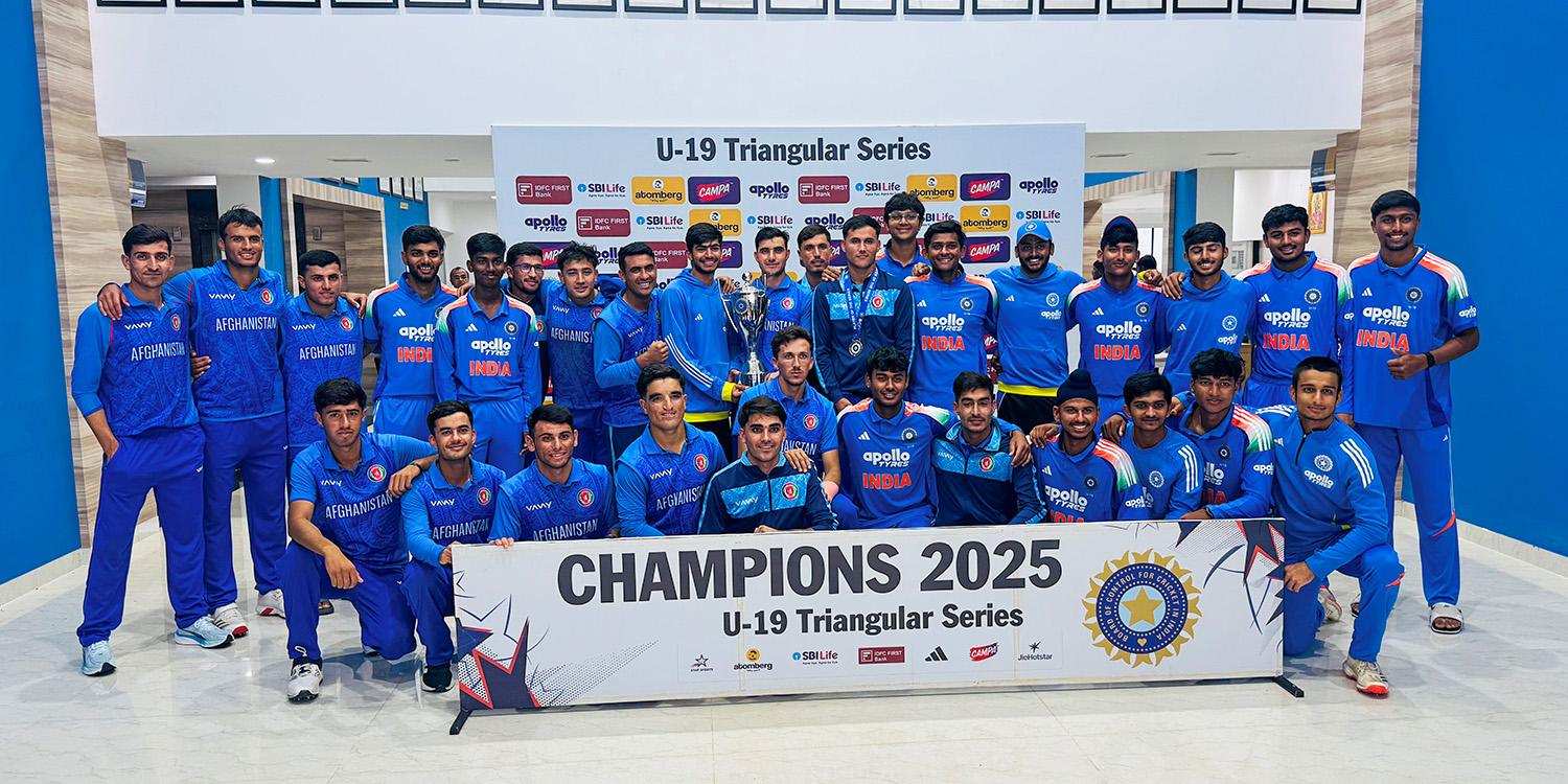 Afghanistan Future Stars and India A U19s Share Youth Triangular Series Trophy after Final Washed Out