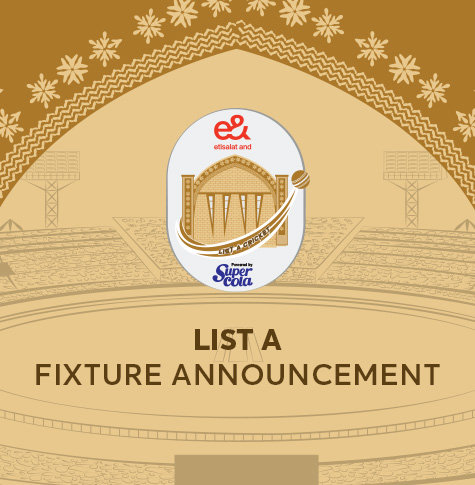 The Ninth edition of the e& Regional List A Tournament begins May 17