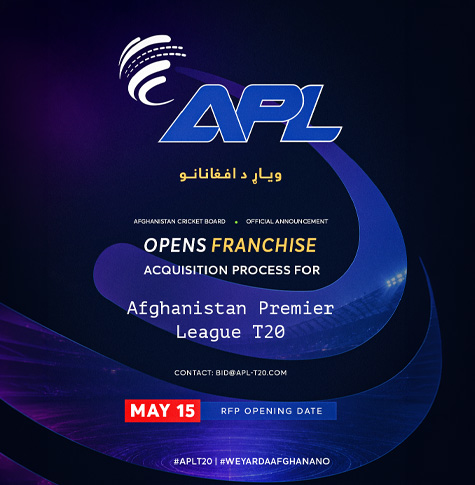 Afghanistan Cricket Board Opens Franchise Acquisition Process for APL T20 2026